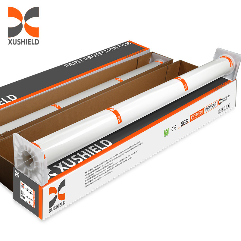 XUSHIELD 1.52 * 15m 10mil TPU rõ ràng PPF Sơn bảo vệ thân xe Vinyl phim để bảo vệ bề mặt xe
