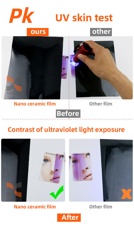 Car Solar Films Nano Ceramic UV Curing Window Glass Tint Film Roll bán buôn 1ply