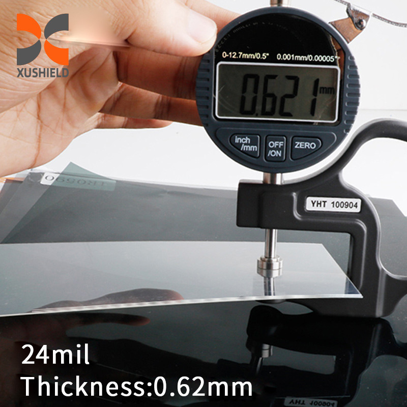 4 8 24mil PET Xe ô tô kính chắn gió áo giáp an toàn Window tint Glass Protection Film Chất liệu bảo vệ kính chắn gió chống nổ