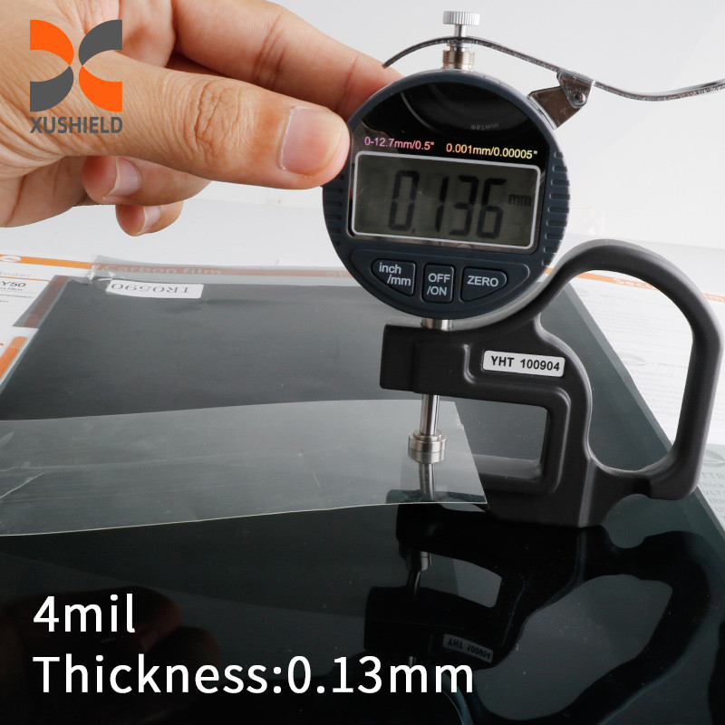 4 8 24mil PET Xe ô tô kính chắn gió áo giáp an toàn Window tint Glass Protection Film Chất liệu bảo vệ kính chắn gió chống nổ