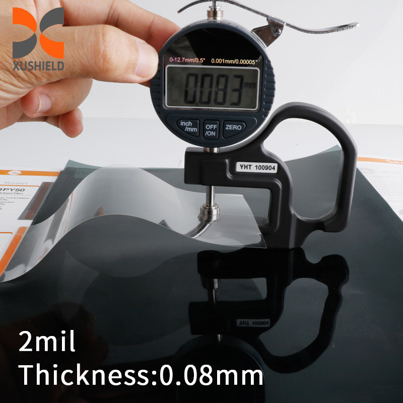 4 8 24mil PET Xe ô tô kính chắn gió áo giáp an toàn Window tint Glass Protection Film Chất liệu bảo vệ kính chắn gió chống nổ