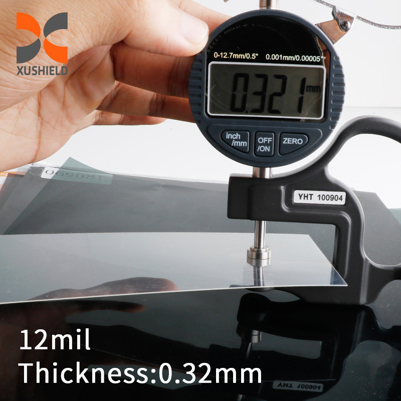 4 8 24mil PET Xe ô tô kính chắn gió áo giáp an toàn Window tint Glass Protection Film Chất liệu bảo vệ kính chắn gió chống nổ
