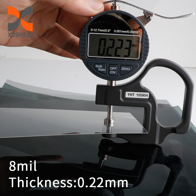 4 8 24mil PET Xe ô tô kính chắn gió áo giáp an toàn Window tint Glass Protection Film Chất liệu bảo vệ kính chắn gió chống nổ