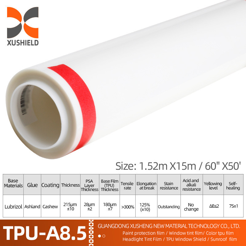 XUSHIELD Nhà sản xuất bán buôn phim ô tô rõ ràng tự dán chống trầy xước tự chữa TPU PPF phim bảo vệ sơn