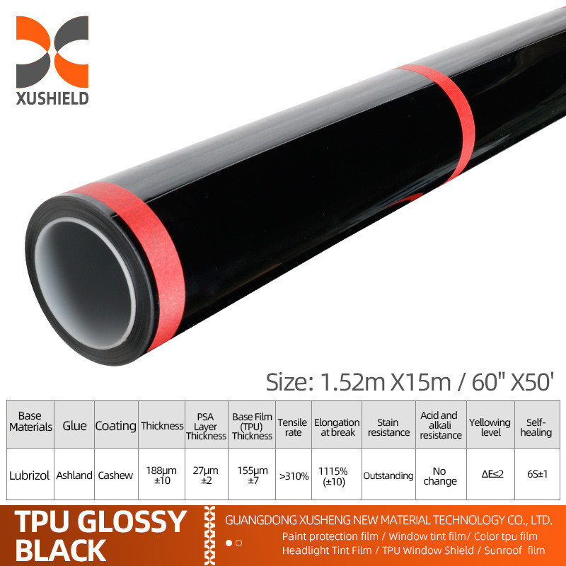 XUSHIELD Nhà sản xuất bán buôn phim ô tô rõ ràng tự dán chống trầy xước tự chữa TPU PPF phim bảo vệ sơn