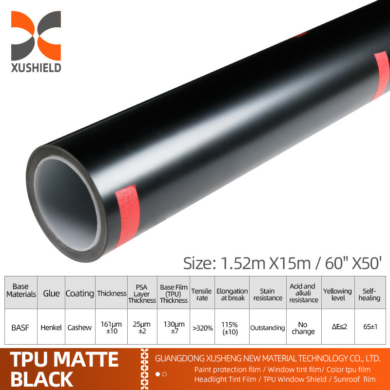 XUSHIELD Nhà sản xuất bán buôn phim ô tô rõ ràng tự dán chống trầy xước tự chữa TPU PPF phim bảo vệ sơn