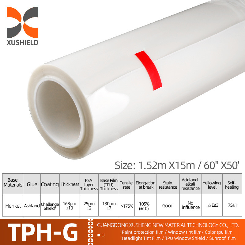 XUSHIELD 7 Mil 6 Mil PPF phim chống trầy xước tự chữa lành PPF TPH bóng mờ rõ ràng thân xe PPF sơn bảo vệ phim cho xe hơi