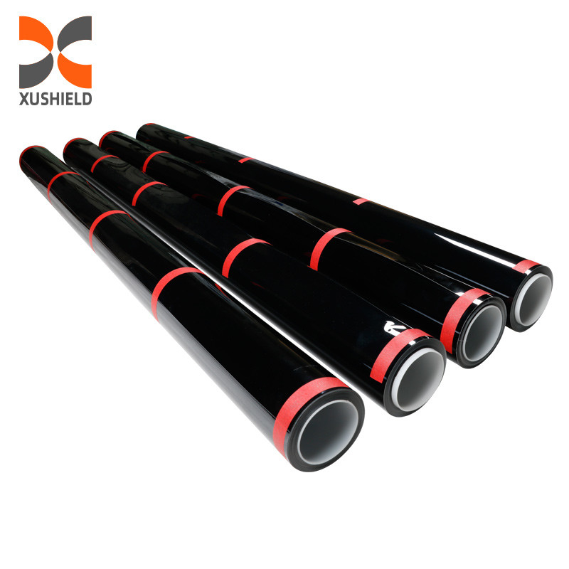 TPH Đen 1.52 * 15M Trắng hoặc Đen Tính chất chống bẩn Bọc Stretch PPF bảo vệ