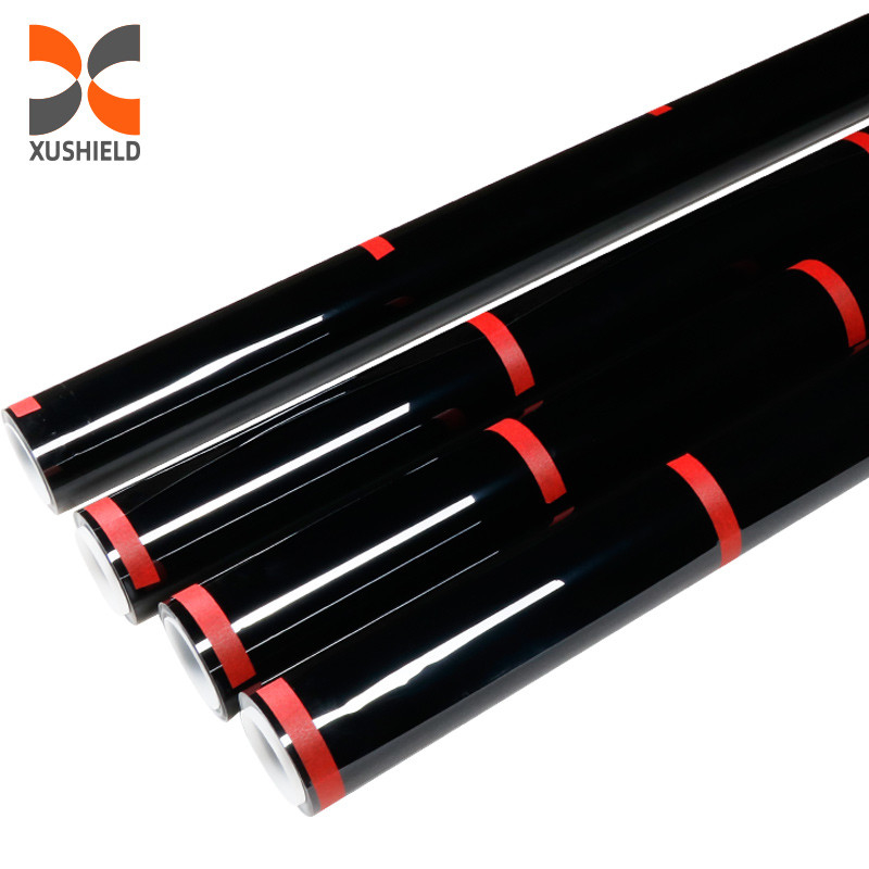 TPH Đen 1.52 * 15M Trắng hoặc Đen Tính chất chống bẩn Bọc Stretch PPF bảo vệ