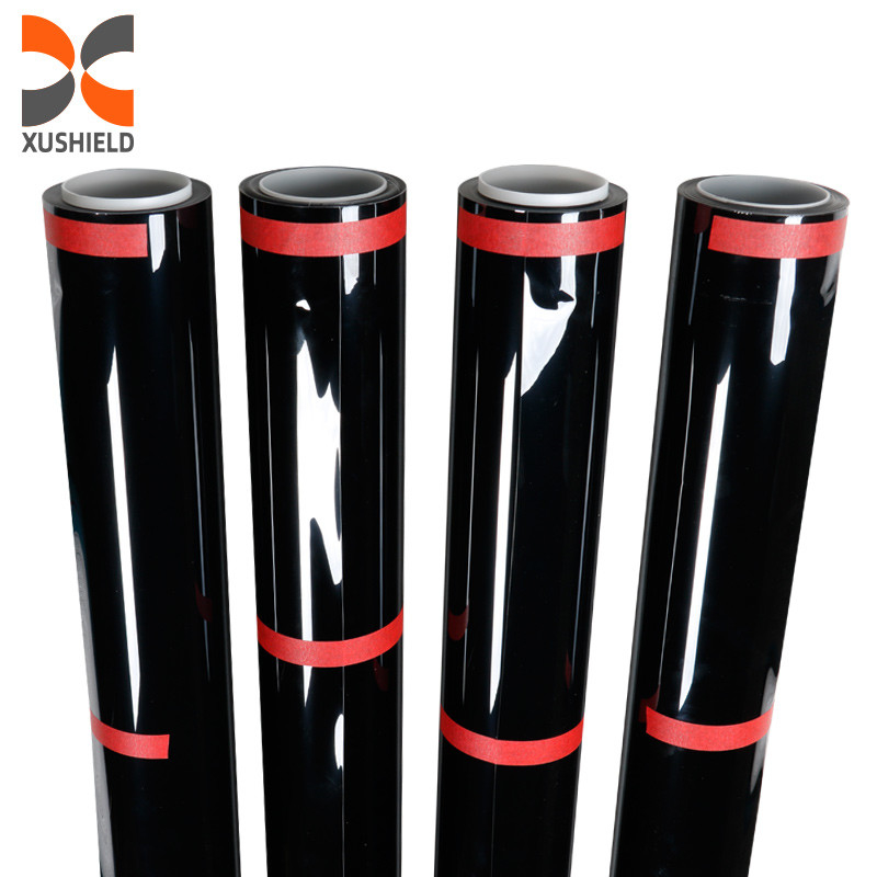 TPH Đen 1.52 * 15M Trắng hoặc Đen Tính chất chống bẩn Bọc Stretch PPF bảo vệ