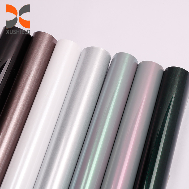 TPU Đen màu xanh lá cây phim ô tô Thay đổi màu sắc PPF kim loại lỏng Đỏ ô tô 1.52 * 17m / cuộn Ppf sơn bảo vệ phim màu PPF phim