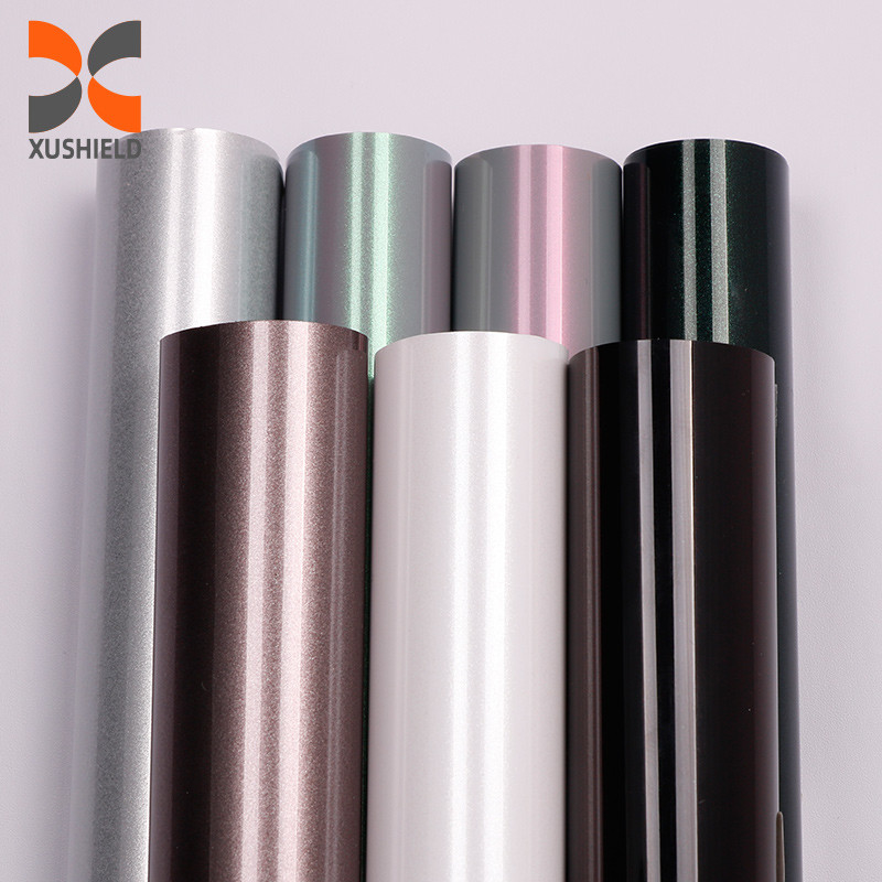 TPU Đen màu xanh lá cây phim ô tô Thay đổi màu sắc PPF kim loại lỏng Đỏ ô tô 1.52 * 17m / cuộn Ppf sơn bảo vệ phim màu PPF phim