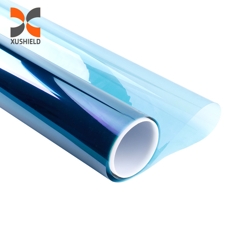 CH6099 Blue Purple Chameleon Tint 2Mil Nhiệt giảm màu thay đổi Chameleon Window Tint Film cho kính chắn gió xe hơi
