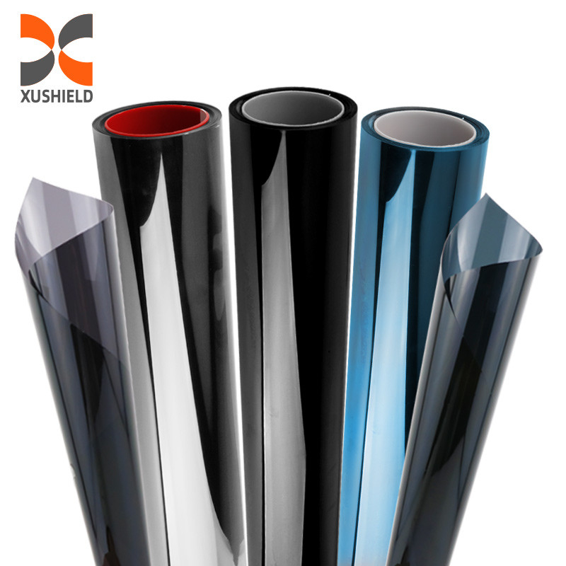 1.52 * 30m UV PROOf An ninh Nhà sản xuất ô tô An ninh 2 lớp Carbon Roll Ô tô kính cửa sổ Mặt trời Tint phim
