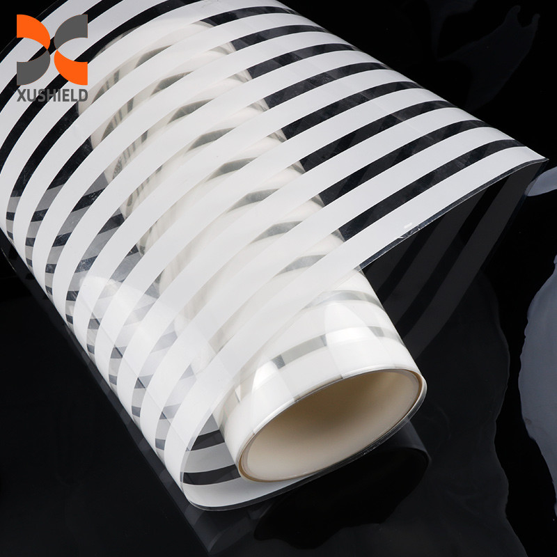 Phim trang trí tự dán sọc màu trắng PET Foil màng cho cửa sổ thủy tinh