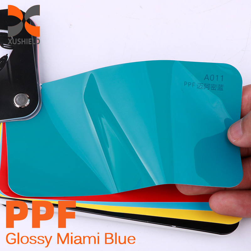 TPU Xám xanh chất lượng cao TPU PPF Phim chống trầy xước tự chữa bệnh PPF TPH Gloss Hạch Body xe hơi PPF sơn bảo vệ phim