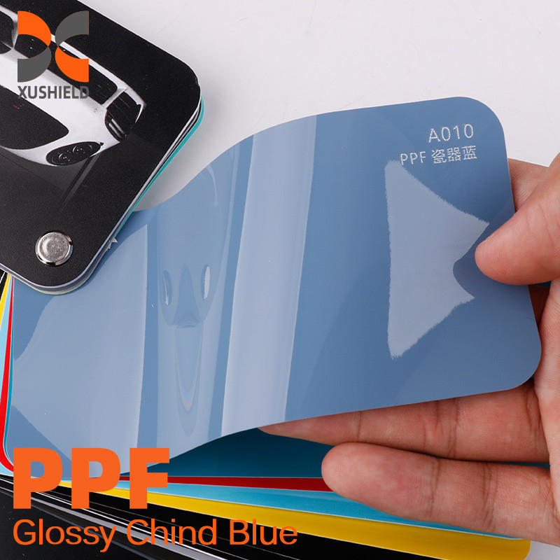 XUSHIELD phim ô tô màu phổ biến Ác xanh nhãn dán xe tự chữa bệnh tph PPF ô tô Vinyl bọc phim cho cơ thể xe