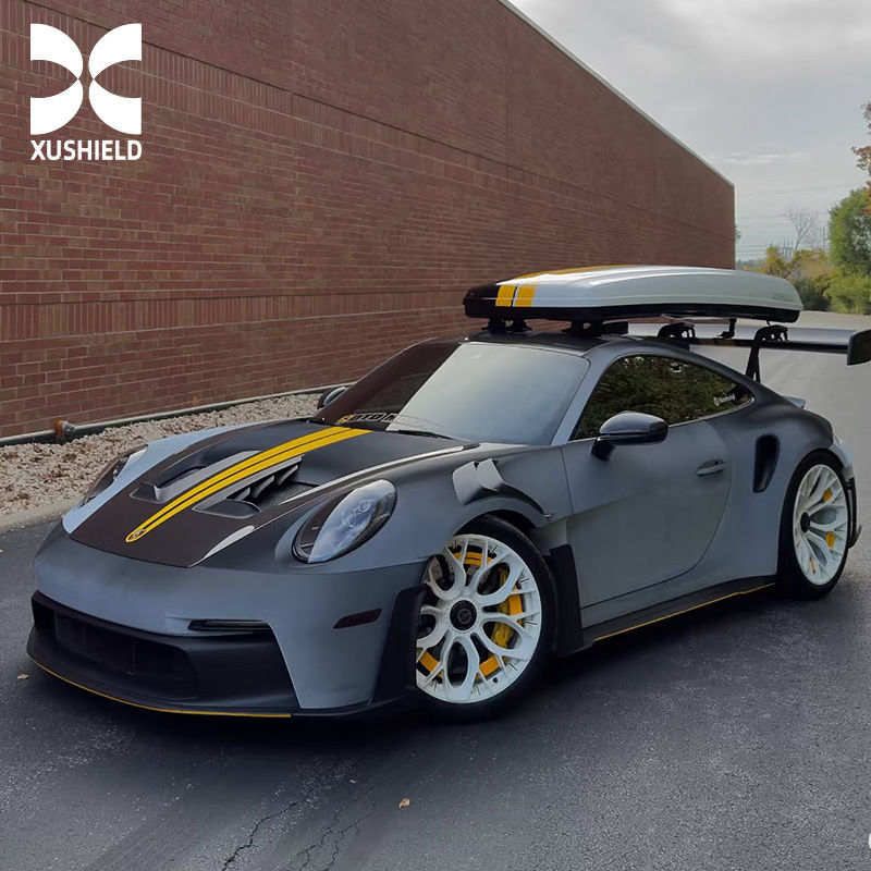 Chất lượng tùy chỉnh của Hoa Kỳ Giá thấp nhất toàn cầu Màu trắng chuyển đen Phim TPU PPF Phim bảo vệ xe hơi Dán xe hơi Nhật thực đen