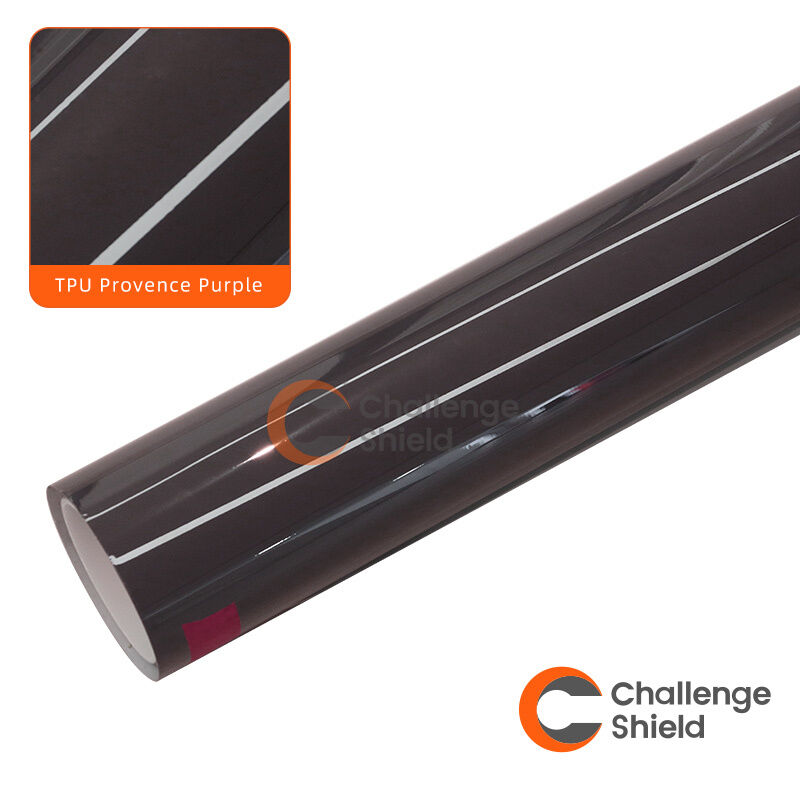 Nhà sản xuất TPU màu Chất lượng hàng đầu Giá tốt Phim màu Phim xe hơi Phim xe hơi chống cát Phim quấn xe hơi PPF Màu tím Provence